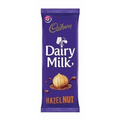 Cadbury Dairy Milk Chocolate Slab with Chopped Hazelnuts
