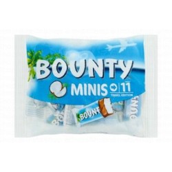 Bounty Minis Milk Chocolate Bars Filled with Coconut