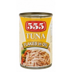 555 Tuna Flakes in Oil - no added preservatives