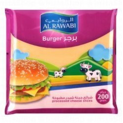 Al Rawabi Processed Burger Cheese (10 Slices)