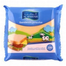 Al Rawabi Processed Cheese Slices for Sandwich (10 Slices)