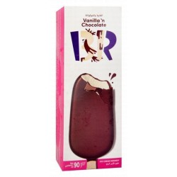 Baskin Robbins Vanilla Ice Cream Stick Coated with Chocolate - vegetarian