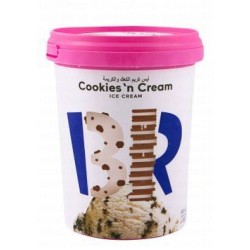 Baskin Robbins Cookies  n Cream Ice Cream - vegetarian