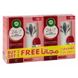 Air Wick Freshmatic 24H Automatic Rose Air Freshener Spray & Refill with AA Battery (Buy 1 Get 1 Free)