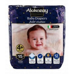 Alokozay Baby Diapers Size 4+ (10-16kg)