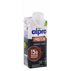 Alpro 15g Plant Protein Soy & Pea Drink Chocolate Flavor - vegan  sweeteners free