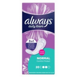 Always Comfort Protect Daily Normal Pantyliners