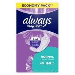 Always Comfort Protect Daily Normal Pantyliners