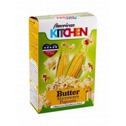 American Kitchen Butter Microwaveable Popcorn (3 Sachets)