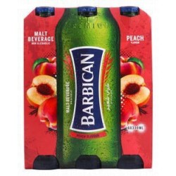 Barbican Non-Alcoholic Malt Beverages Peach Flavor