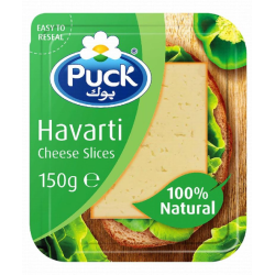 Puck Natural Havarti Cheese Slices (8 Slices)