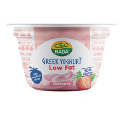 Nada Low Fat Strawberry Greek Yogurt with Real Fruit Pieces - no added water  no added powder