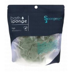 Sponge by SPC Hypoallergenic Dark Green Bath Sponge - vegan  animal testing free