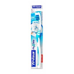 Trisa Flexible Blue Soft Toothbrush with Cap