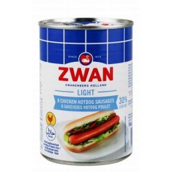 Zwan Light Chicken Hotdog Sausages (8 Pieces)