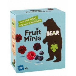 Bear Paws Raspberry & Blueberry Minis - vegan  gluten free  no added sugar