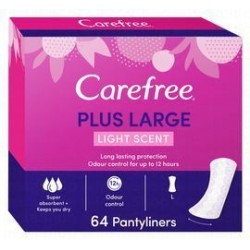 Carefree Plus Large Pantyliners Light Scent