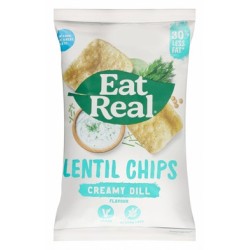 Eat Real Creamy Dill Lentil Chips - vegan  gluten free
