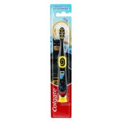 Colgate Batman Black & Yellow Extra Soft Toothbrush with Tongue Cleaner (2-5 Years)