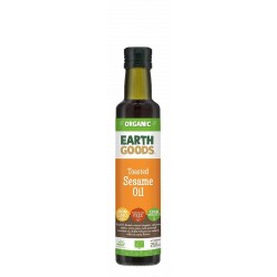Earth Goods Organic Toasted Sesame Oil - GMO free  trans fat free