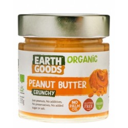 Earth Goods Organic Crunchy Peanut Butter - vegan  additives free  gluten free
