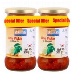 Ashoka Medium Spicy Lime Pickles in Olive Oil (Special Offer) - vegetarian
