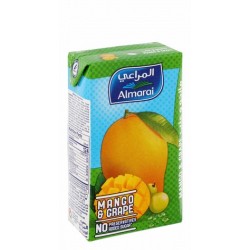 Almarai Long Life Mango & Grape Juice - no added preservatives  no added sugar