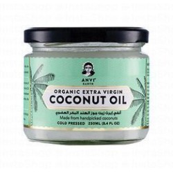 Anvi Earth Organic Cold Pressed Extra Virgin Coconut Oil