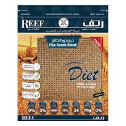 Reef Diet Freshly Baked Bread with Flaxseeds - cholesterol free  trans-fat free  chemical free