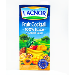 Lacnor Essentials Long Life Fruit Cocktail Juice - no added sugar  artificial colors free  preservatives free