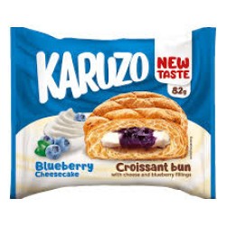 Karuzo Croissant Bun Filled with Blueberry Cheesecake