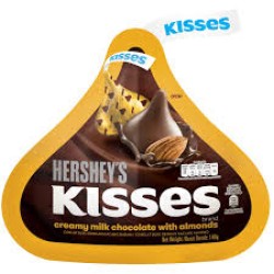 Hershey's Kisses Creamy Milk Chocolate with Almonds 