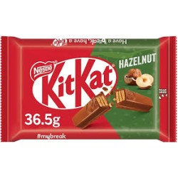 KitKat 4-Fingers Chocolate Bar Hazelnut Flavor