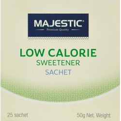 Majestic Low Calorie Sweetener Sachets (25 sachets)