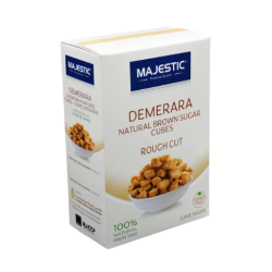 Majestic Demerara Rough Cut Brown Cane Sugar Cubes - GMO free