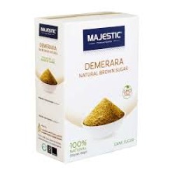 Majestic Demerara Natural Brown Sugar Sachets - GMO free