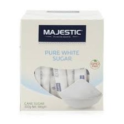 Majestic Pure White Cane Sugar Sticks - GMO free