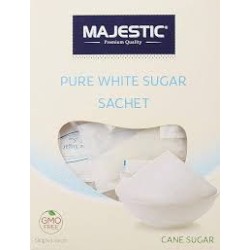 Majestic White Cane Sugar Sachets - GMO free