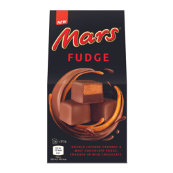 Mars Fudge Double Layered Caramel Malt Milk Chocolate 