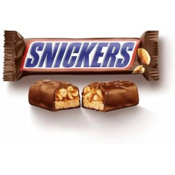 Snickers Chocolate Bar Filled with Nougat  Caramel & Peanuts