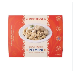 Pechka Frozen Pelmeni Dumplings Filled with Minced Beef