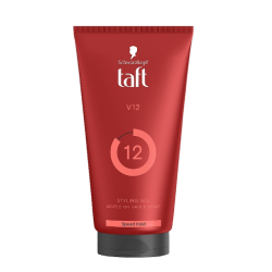 Schwarzkopf Taft V12 Fast Drying Styling Gel Hold 12 - alcohol free vegan 