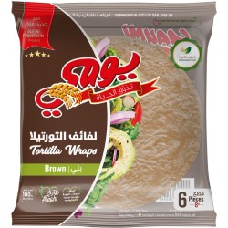 Yaumi Tortilla Wraps Brown (6 pieces)