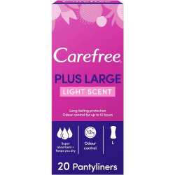 Carefree Plus Large Pantyliners Light Scent