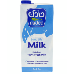 Nadec Long Life Full Fat Milk - preservatives free