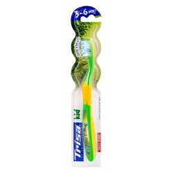 Trisa Pro Clean Green & Yellow Kids Toothbrush (3-6 Years)