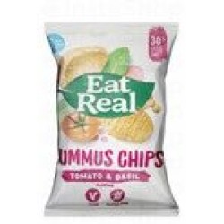 Eat Real Tomato & Basil Hummus Chips - vegan  gluten free