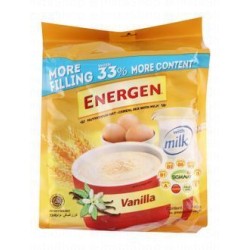 Energen Oat Cereal Drink Mix Vanilla Flavor with Milk