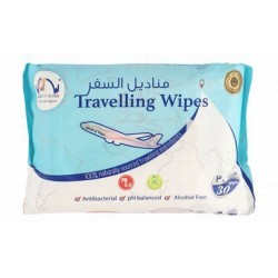Wow Antibacterial Traveling Wipes - alcohol free