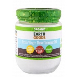Earth Goods Organic Raw Extra Virgin Coconut Oil - GMO free  gluten free  vegan